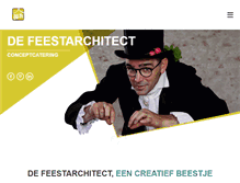 Tablet Screenshot of defeestarchitect.be